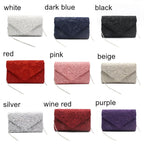 Ladies Lace Wedding Wallet Evening Party Purse Handbags Clutch Bag Messenger Bag