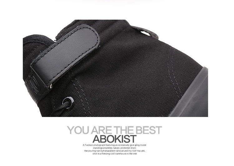 Men High Top Casual Shoes Fashion Breathable Canvas Shoes for Men Comfortable Lace-up Walking Shoes Non-slip Women Sneakers New