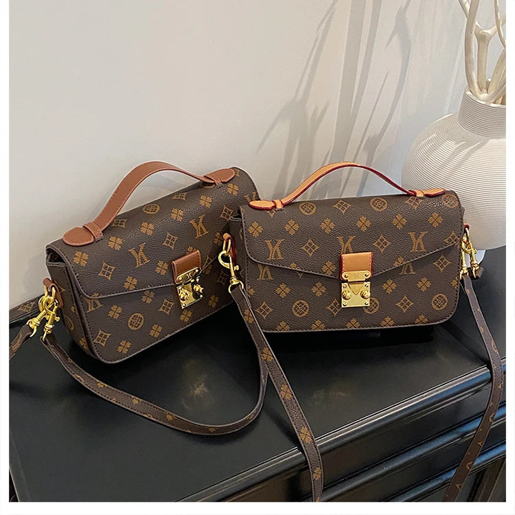 Trendy Women's Crossbody Purse - Designer Leather Shoulder Handbag Tote Bag Stylish Casual Daily Accessory