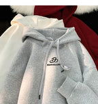 Korean Classic Loose Hooded Sweatshirt Casual Sports Wind Pullover Hoodie Multi-colour Sweatshirts Men Women Oversized