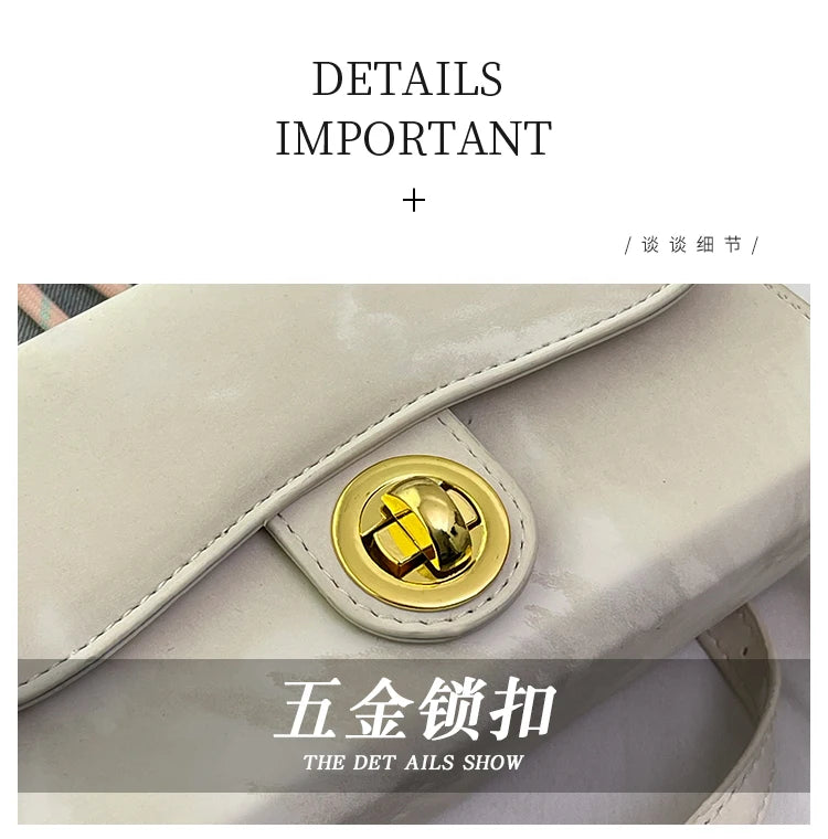 Classic Women's Leather Handbag, Crossbody Shoulder Tote Bag, Elegant Ladies Designer Purse