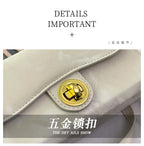 Classic Women's Leather Handbag, Crossbody Shoulder Tote Bag, Elegant Ladies Designer Purse