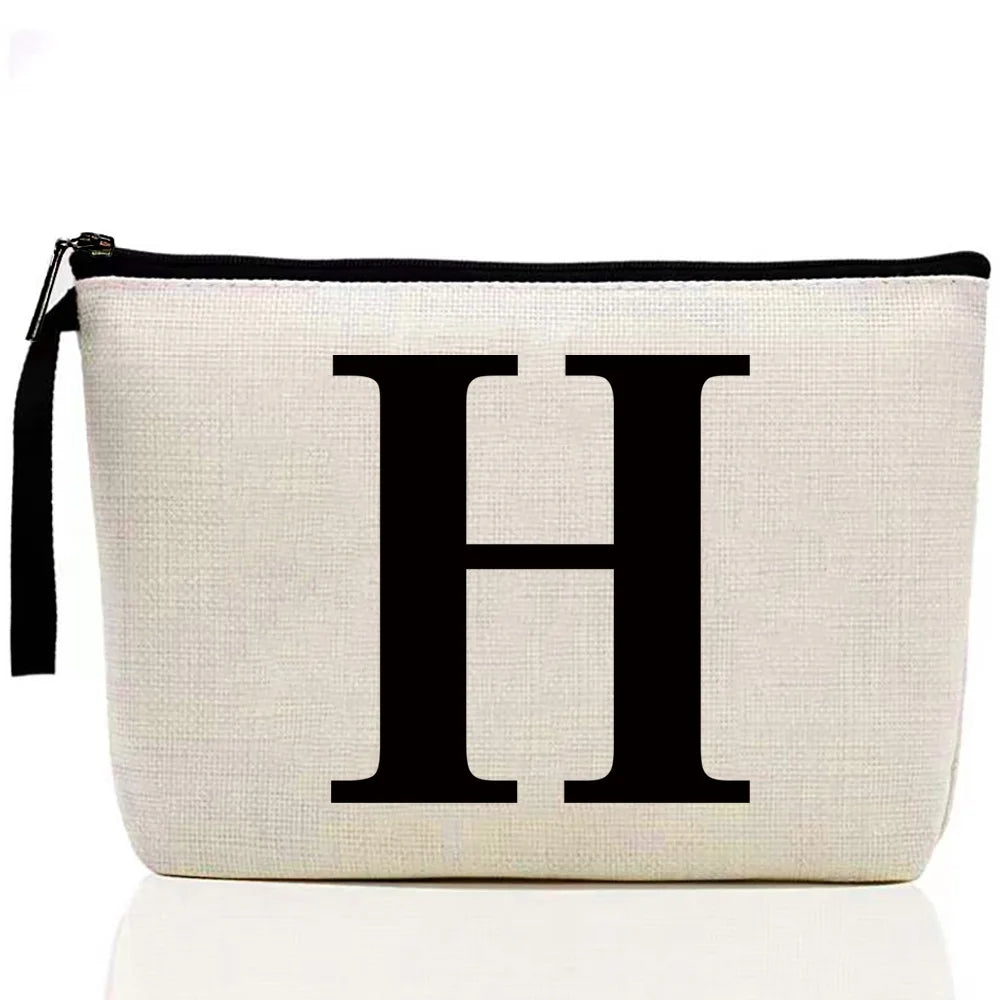 Ladies Makeup Bag Letter Print pattern Classic Coin Purse Organizer Bag Pouches for Travel Bags Pouch Women Storage Cosmetic Bag