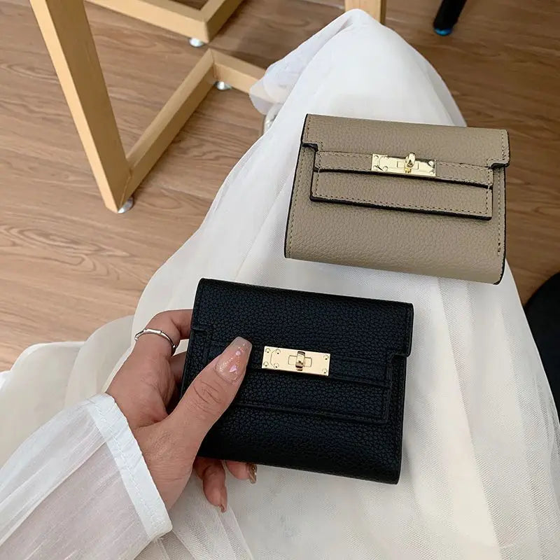 Fashion Purse Female Mini Wallet Portable Women's Wallet coin purse Ladies Clutch Luxury card holder Small Folding Short Clutch