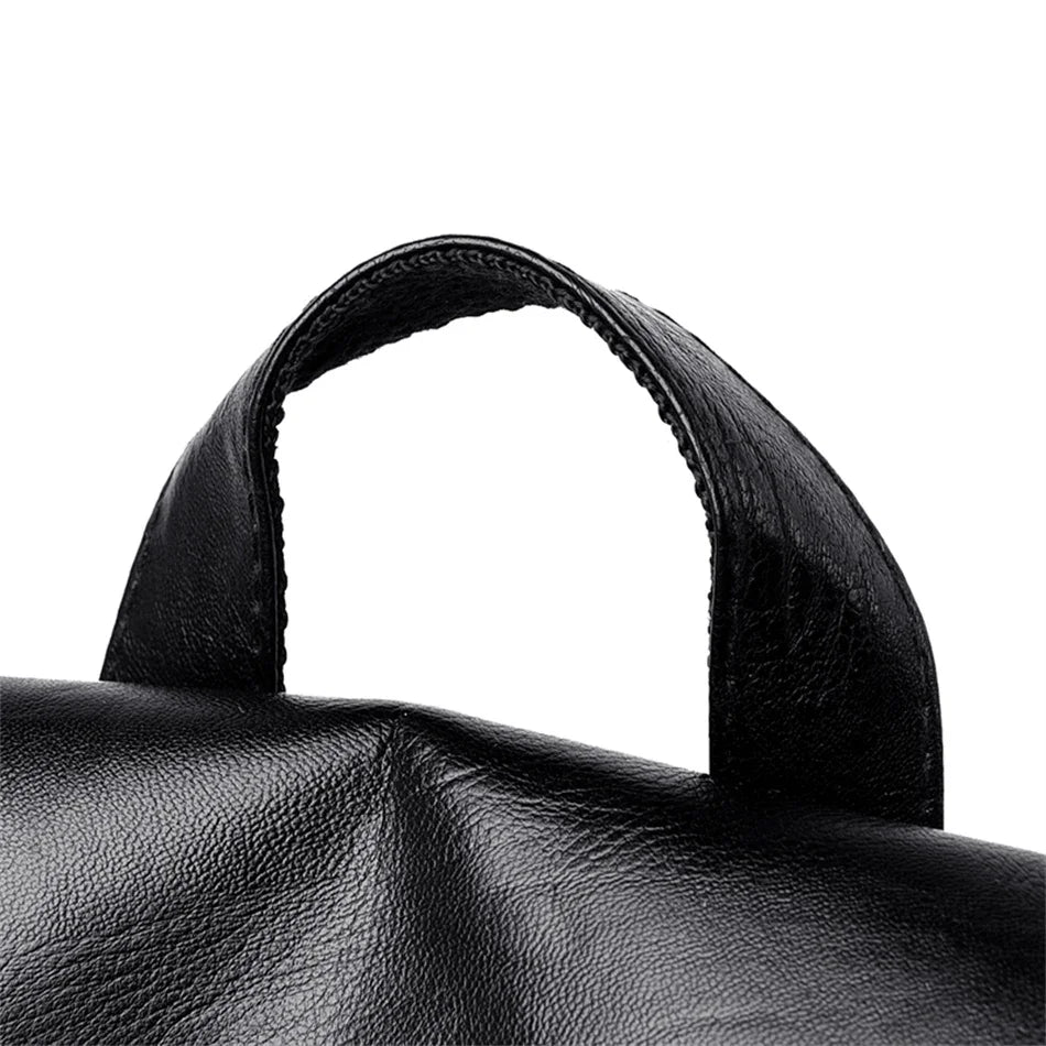 Ladies Bookbag Rucksack Women Large Capacity Backpack Purses High Quality PU Leather Female Vintage School Bags Travel Bagpack