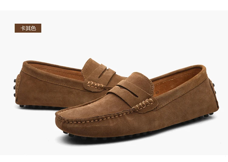 Shoes Men Casual Shoes Fashion Men Shoes Genuine Leather Men Loafers Moccasins Slip on Men Flats Male Driving Shoes