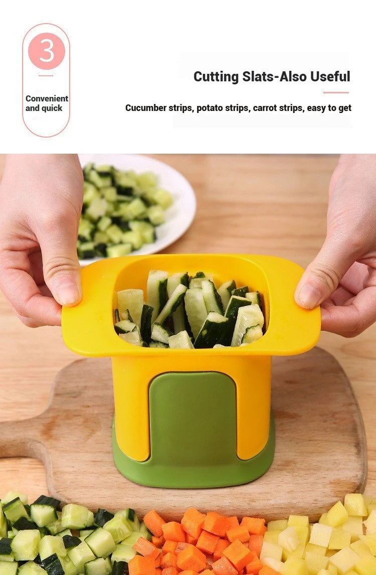 1pc Multi-functional Vegetable Shredder Chip Knife Household Garlic Press Onion Dicer Cucumber Potato Slicer Kitchen Tools