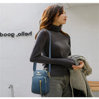 Ladies New Trendy Pu Leather Shoulder Bags Luxury Designer Simple Small Purse Handbags for Women Fashion Messenger Bags Sac