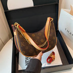 Luxury Leather Tote Bag For Women Designer Crossbody Shoulder Handbag Elegant Ladies Messenger Purse Stylish Classic