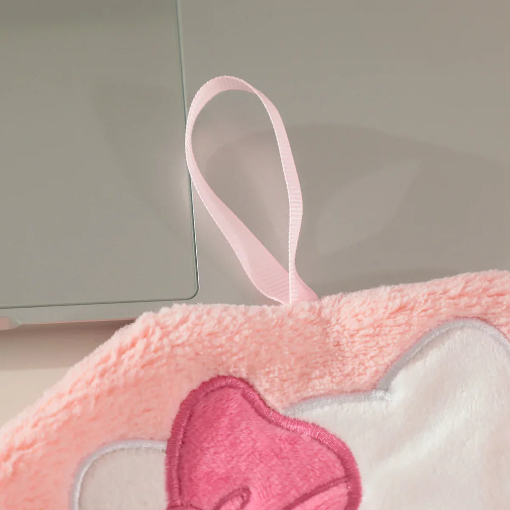 Hello Kitty Towel Kitchen Bathroom Kawaii Cinnamoroll Coral Velvet Hanging Kitchen Children's Absorbent Hand Towel Square Towel