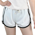 Women's Sports Shorts With Drawstring S-3XL Girl Fitness Running Yoga Shorts Breathable Woman Quick-Dry Casual Athletic Pants