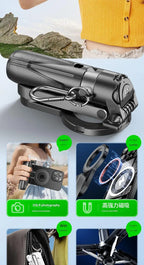 Upgraded Multi-Function Foldable Magnetic Phone Holder Selfie Stick, DSLR-Style Rotation Tripod Portable Remote ControlUpgraded