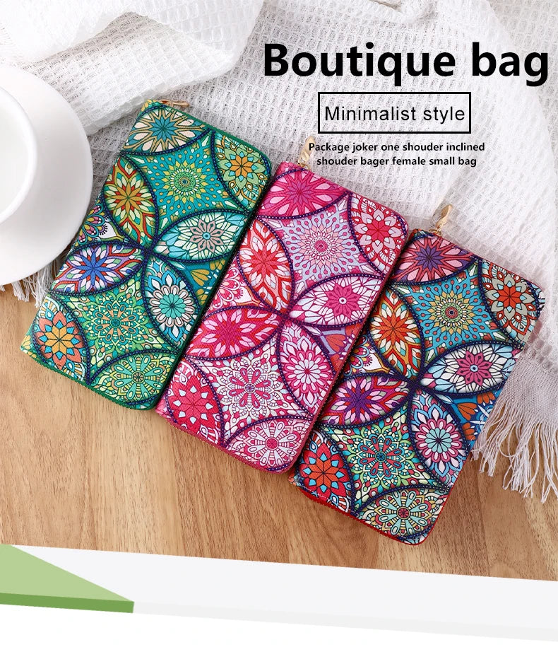 New fashionable lady zipper PU handbag purse with multiple clips and mobile phone compartments to travel, business, high-capacit