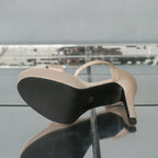 12CM Thin Heels Sexy One Word Band Party Sandals Summer Catwalk Show High Heels Waterproof Platform Buckle Strap Shoes For Women