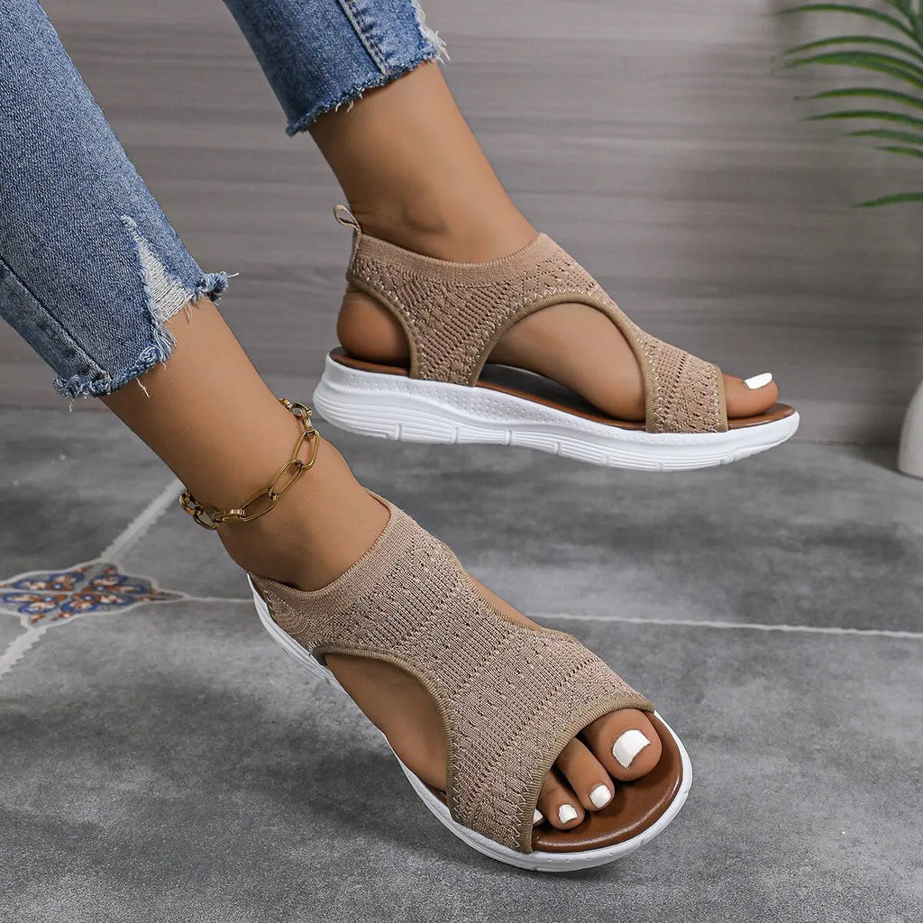 Women's Shoes Summer 2025 Comfort Casual Sport Sandals Women Beach Wedge Sandals Women Platform  Roman Sandals