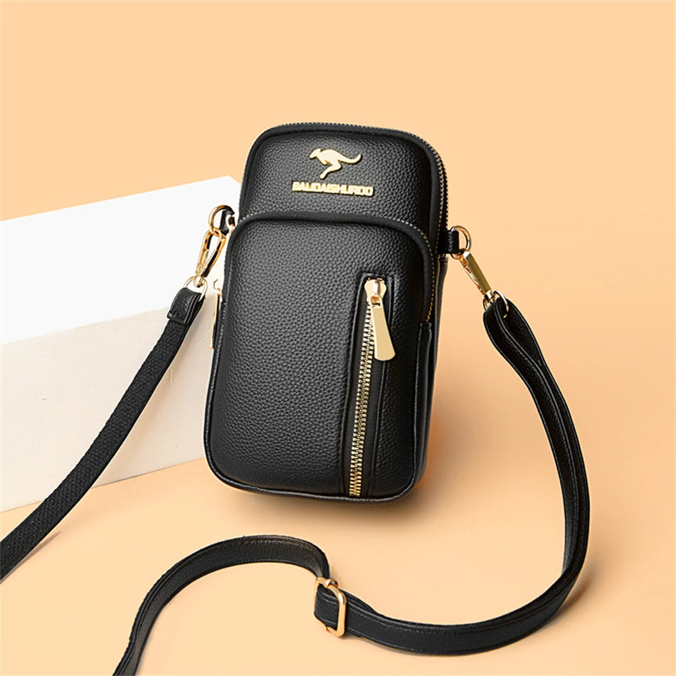 Ladies New Trendy Pu Leather Shoulder Bags Luxury Designer Simple Small Purse Handbags for Women Fashion Messenger Bags Sac