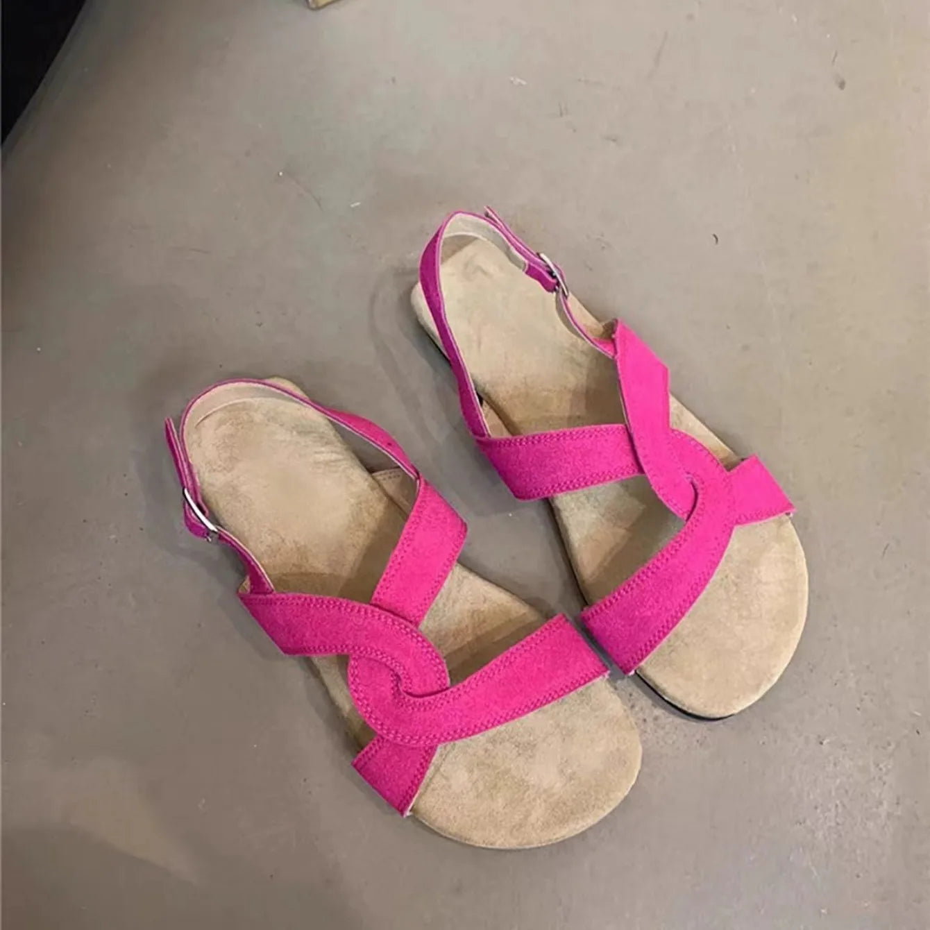 2025 New Summer Barefoot Leather Flat Sandals for Women Men Shoe with New MInimalist Soft Sole Light Weight Sandalias De Mujer