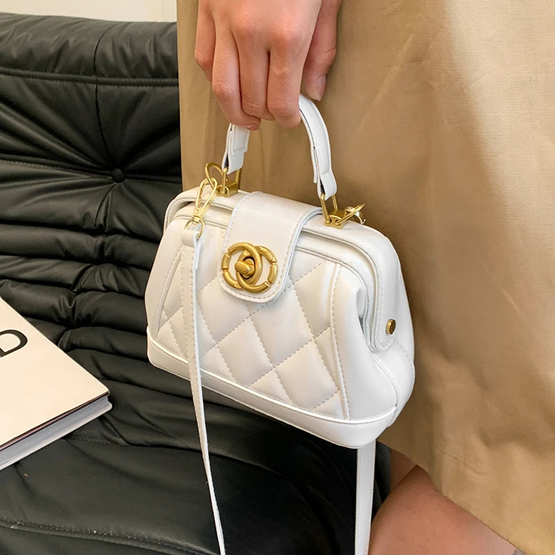 Elegant Ladies Tote Bag Luxury Leather Designer Crossbody Shoulder Handbags Women's Stylish Durable Casual Fashion Purse