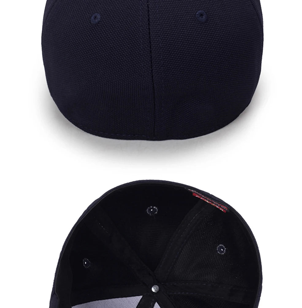 High Quality Baseball Cap Men Snapback Hats Caps Men  Fitted Closed Full Cap Women Gorras Bone Male Trucker Hat Casquette