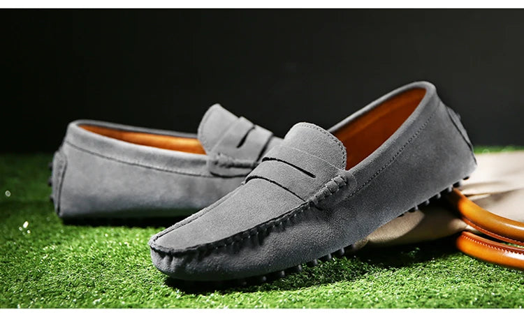Shoes Men Casual Shoes Fashion Men Shoes Genuine Leather Men Loafers Moccasins Slip on Men Flats Male Driving Shoes