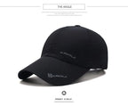 New Men Hat Four Seasons Quick-Dry Baseball Cap Women Outdoor Sports Sun Hat Print Letter Cap