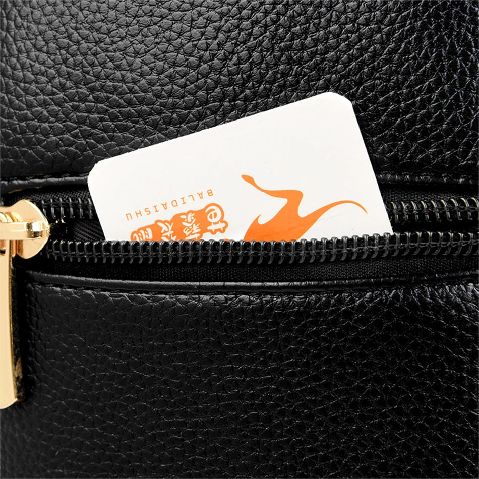 Ladies New Trendy Pu Leather Shoulder Bags Luxury Designer Simple Small Purse Handbags for Women Fashion Messenger Bags Sac