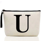 Ladies Makeup Bag Letter Print pattern Classic Coin Purse Organizer Bag Pouches for Travel Bags Pouch Women Storage Cosmetic Bag