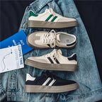 Men's trendy popular Leisure shoes versatile soft leather for Men Sneakers Man Low-top wear-resistant sports walking Footwear