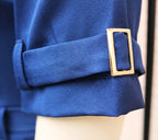 Women Suit Short Sleeve Jumpsuit Slim Fit Fashion Office Lady Spring Summer Elegant Solid Button Sexy High Waist Jumpsuits