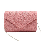 Ladies Lace Wedding Wallet Evening Party Purse Handbags Clutch Bag Messenger Bag