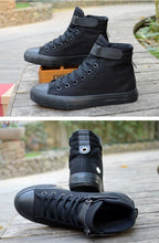 Men Shoes High Top White Canvas Shoe 2024 Spring Women Sneakers Fashion Breathable Canvas Sneakers Non-slip Unisex Casual Shoes