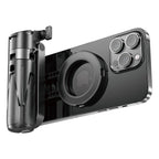 Upgraded Multi-Function Foldable Magnetic Phone Holder Selfie Stick, DSLR-Style Rotation Tripod Portable Remote ControlUpgraded