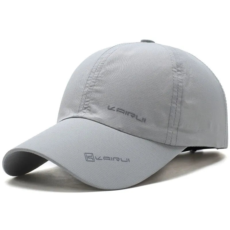 New Men Hat Four Seasons Quick-Dry Baseball Cap Women Outdoor Sports Sun Hat Print Letter Cap