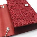 Ladies Lace Wedding Wallet Evening Party Purse Handbags Clutch Bag Messenger Bag