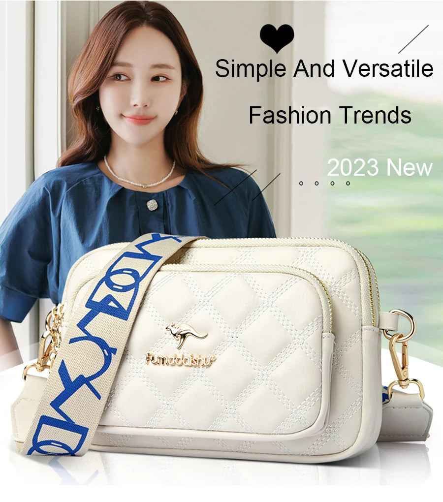 High Quality Purse Leather Luxury Handbag Women Shoulder Bags Designer Crossbody Bag for Female Bag Fashion Ladies Messenger Sac