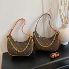 Luxury Leather Tote Bag For Women Designer Crossbody Shoulder Handbag Elegant Ladies Messenger Purse Stylish Classic