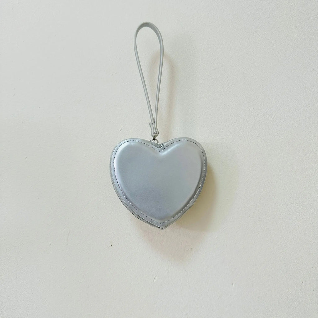 Girls Kawaii PU Leather Heart Bag Business Wallet Designer Original Brand Womens Wallets for Women Purses Clutch Bag