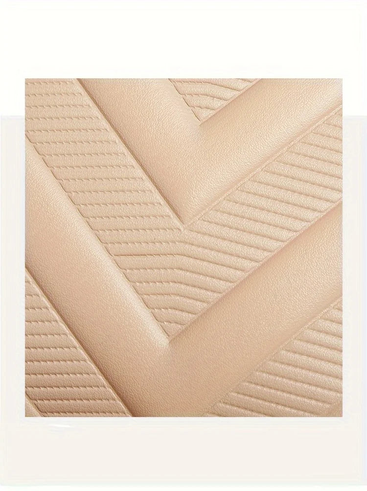 Chic Circle Crossbody Purse for Women - V-Quilted  Detachable Strap  Interior Pockets for Daily Use