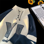 Korean Classic Loose Hooded Sweatshirt Casual Sports Wind Pullover Hoodie Multi-colour Sweatshirts Men Women Oversized