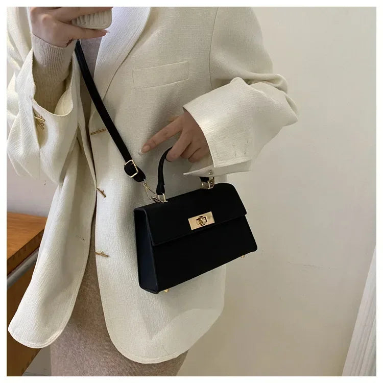 Women's Plaid Crossbody Bag PU Leather - Lightweight Shoulder Purse for Office, Commute & Travel 크로스백