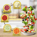 4In1 Electric Vegetable Cutter Set Handheld Wireless Electric Garlic Masher Food Chopper Meat Grinder Machine Food Peel Slice 4I