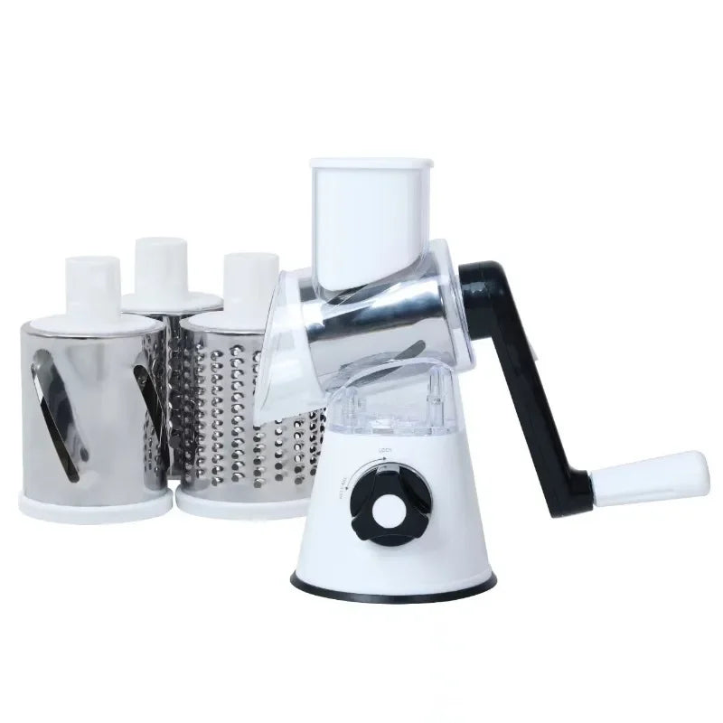 Multifunctional Roller Vegetable Cutter Hand Crank Home Kitchen Shredder Potato Grater