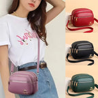 Luxury Ladies Handbag Sac High Quality Soft Leather Purse Fashion Women Shoulder Messenger Bag Multi-pocket Wear-resistant Bag