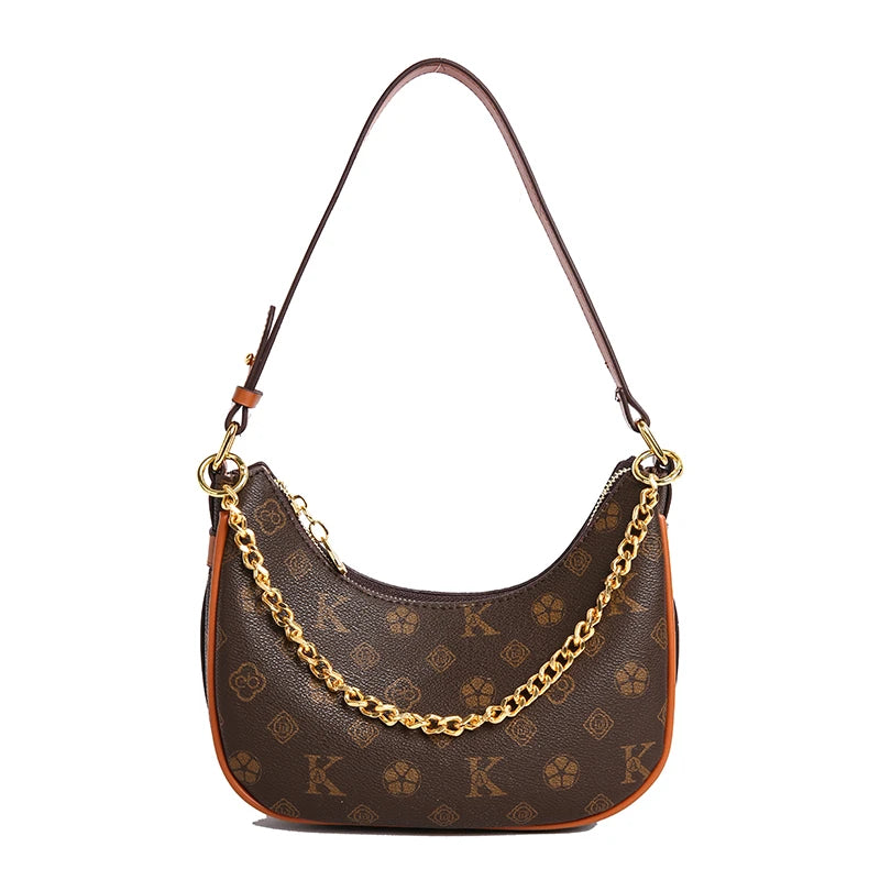 Luxury Leather Tote Bag For Women Designer Crossbody Shoulder Handbag Elegant Ladies Messenger Purse Stylish Classic