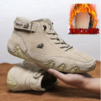 Leather Casual Sneakers For Men 2025 New High Top Men Boors Motorcycle Shoes Luxury Dress Loafers Footwear Shoes Chaussure Homme