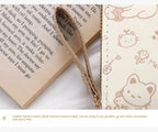 Cute Cat Coin Purse Women Fashion Short Wallet PU Leather Large Capacity Wallet Lightweight ID Card Holder Travel Cash Coin Bag