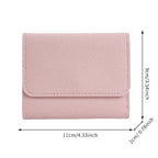 Simple And Short Lady Purse Student Ticket Holder Multi-function Card Bag