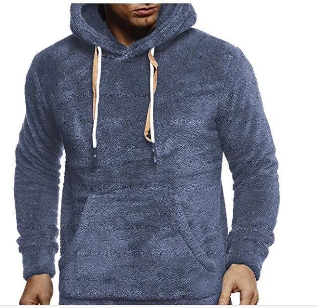 Embroidered men's hoodie casual and personalized hoodie fashionable long sleeved top for men