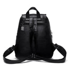 Ladies Bookbag Rucksack Women Large Capacity Backpack Purses High Quality PU Leather Female Vintage School Bags Travel Bagpack