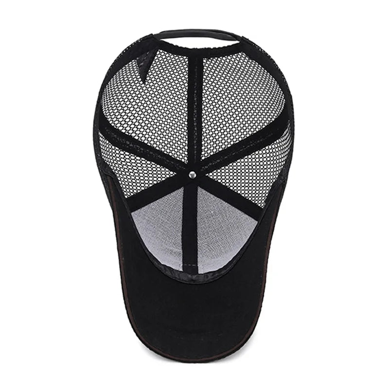 Unisex Cap Casual Plain Mesh Baseball Cap Adjustable Snapback Hats For Women Men Hip Hop Trucker Cap Streetwear Dad Hat HotSale